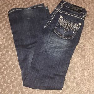 Rock and Roll Cowgirl Sequined Jeans